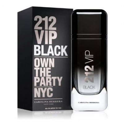 Carolina Herrera 212 Vip Black Masculino Eau De Parfum 200ml