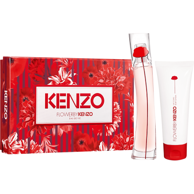 KIT Kenzo Flower by Kenzo Eau de Vie Feminino Eau de Parfum 30ml + Loção Corporal 75ml