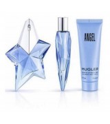 KIT  Mugler Angel  Feminino 50ml EDP +50ml Creme Hidratante Corporal +10ml EDP perfume feminino 