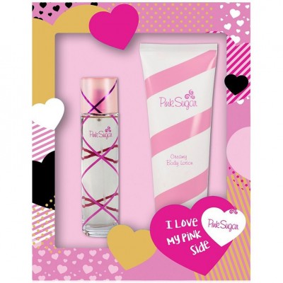 Kit  Pink Sugar, Perfume 100ml e creme corporal 250ml 